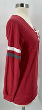 Load image into Gallery viewer, Antigua Women’s Detroit Red Wings Lace Up Shirt Size Medium
