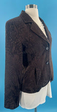 Load image into Gallery viewer, Chico&#39;s  Brown Embroidered Design blazer Size 0 Standard 4
