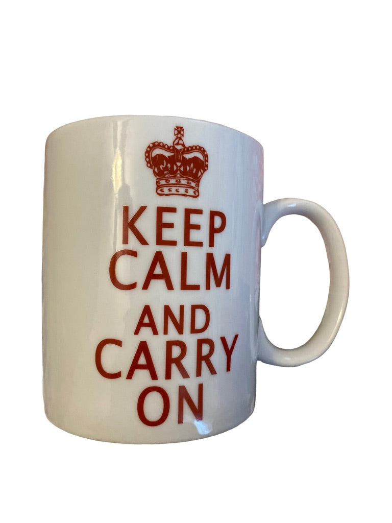 Large Keep Calm and Carry On Mug