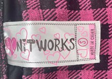Load image into Gallery viewer, Girls Pink And Black Checked Skirt Size Small (8)
