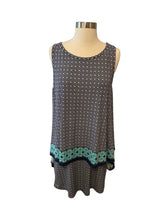 Load image into Gallery viewer, Max Studio Sleeveless Shark Bite Dress Size Medium
