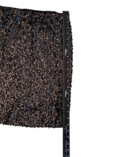 Load image into Gallery viewer, Women&#39;s Black Sequin Skirt Small
