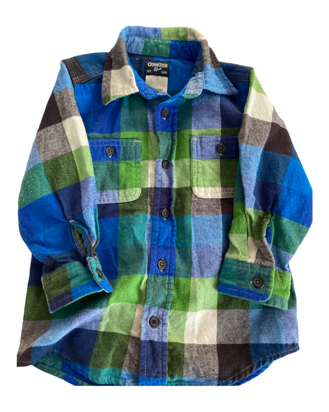 Boys OshKosh Flannel Shirt 3T
