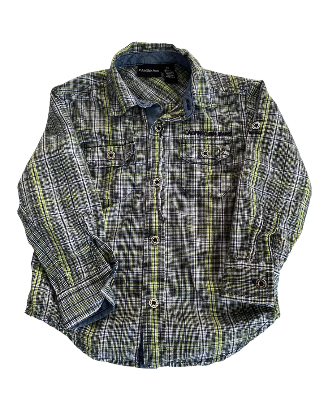 Boys Calvin Klein Jeans Shirt Size 3T