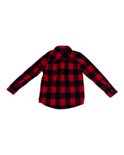 Load image into Gallery viewer, Boys Old Navy Thick Black Red Check Flannel Shirt Size 6-7
