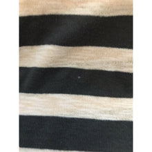 Load image into Gallery viewer, Kori America Women&#39;s Button Up Cardigan Striped Gray Cream Small
