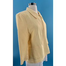 Load image into Gallery viewer, Emma James Women’s Liz Claiborne Yellow Jacket  Blazer Size 10
